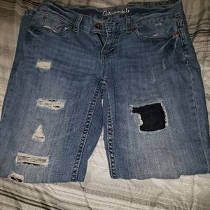 2 pair of aeropostale boyfriend Jeans